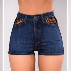 Fashion Nova Blue Jean Shorts